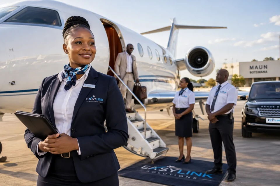 An EasyLink coordinator meeting a private flight